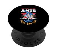 Some People Just Need A Hug Around The Neck PopSockets Adhesive PopGrip