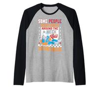 Some People Just Need A Hug Around The Neck Raglan Baseball Tee