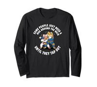 Some People Just Need A Hug Until They Tap Out Jiu Jitsu Long Sleeve T-Shirt