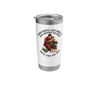 Some People Just Need A Hug Until They Tap Out Jiu Jitsu Stainless Steel Insulated Tumbler