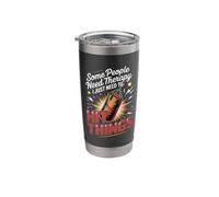Some People Need Therapy I Just Need to Hit Things Kickboxer Stainless Steel Insulated Tumbler