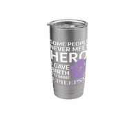 Some People Never Meet Their Hero Epilepsy Awareness Warrior Stainless Steel Insulated Tumbler