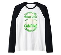Some People Wait Their Whole Lives to Meet Their Camping Bud Raglan Baseball Tee