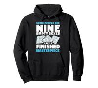 Some See Nine Empty Boxes I See A Finished Masterpiece Pullover Hoodie