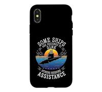Some Ships Designed To Sink Submarine Graphic Case for iPhone X/XS