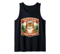 Some Things are Better Left Alone Sarcastic Introvert Cat Tank Top