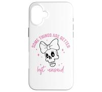 Some Things Are Better Left Unsaid Case for iPhone 16 Plus