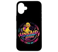 Some Things Are Better Left Unsaid Duck Humor Case for iPhone 16 Plus
