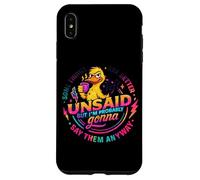 Some Things Are Better Left Unsaid Duck Humor Case for iPhone XS Max