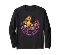 Some Things are Better Left Unsaid Duck Humor Long Sleeve T-Shirt