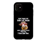 Some Things Are Better Left Unsaid! Funny Sarcastic Heifer Case for iPhone 11