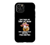 Some Things Are Better Left Unsaid! Funny Sarcastic Heifer Case for iPhone 11 Pro