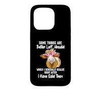 Some Things Are Better Left Unsaid! Funny Sarcastic Heifer Case for iPhone 15 Pro