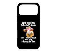 Some Things Are Better Left Unsaid! Funny Sarcastic Heifer Case for iPhone 17 Pro Max