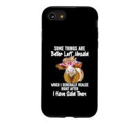 Some Things Are Better Left Unsaid! Funny Sarcastic Heifer Case for iPhone SE (2020) / 7/8