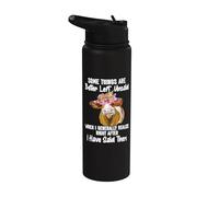 Some Things are Better Left Unsaid! Funny Sarcastic Heifer Stainless Steel Insulated Water Bottle