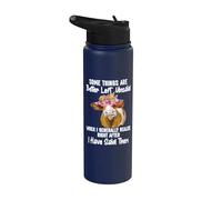 Some Things are Better Left Unsaid! Funny Sarcastic Heifer Stainless Steel Insulated Water Bottle
