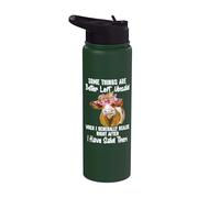 Some Things are Better Left Unsaid! Funny Sarcastic Heifer Stainless Steel Insulated Water Bottle