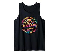 Some Things are Better Left Unsaid Skeleton Tank Top