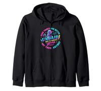 Some Things Are Better Left Unsaid Skeleton Zip Hoodie