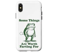 Some Things Are Worth Farting For Frog Case for iPhone X/XS