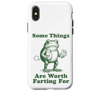 Some Things Are Worth Farting For Frog Case for iPhone X/XS
