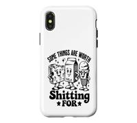 Some Things Are Worth Pooping For Funny Case for iPhone X/XS