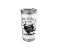 Some Things Better Left Unsaid Introvert Sarcastic Quote Stainless Steel Insulated Tumbler