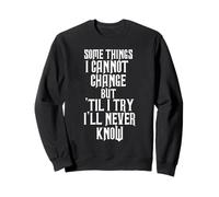 Some Things I Cannot Change But Til I Try I'll Never Sweatshirt