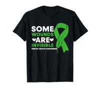Some Wounds Are Invisible Mental Health Awareness Month T-Shirt