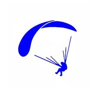 Somebody Blew Up My Plane. When I Get Down Here, I'll Kill You. Fun Paragliding Art Flying Skydiving Sports Car Stickers Motorcycle Stickers(Blue,50X47.6CM)