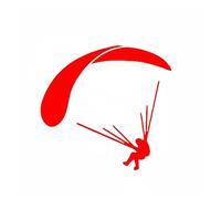 Somebody Blew Up My Plane. When I Get Down Here, I'll Kill You. Fun Paragliding Art Flying Skydiving Sports Car Stickers Motorcycle Stickers(Red,30X28.6CM)
