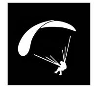 Somebody Blew Up My Plane. When I Get Down Here, I'll Kill You. Fun Paragliding Art Flying Skydiving Sports Car Stickers Motorcycle Stickers(Silver,15X14.3CM)