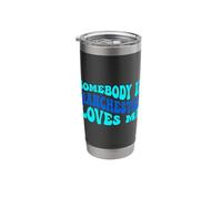 Somebody in Manchester Loves Me Modern Boho Vibe Stainless Steel Insulated Tumbler