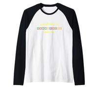 Somebody in Nottingham Loves Me with Kids Building Blocks Raglan Baseball Tee