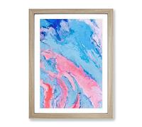 Somebody To Love Abstract Framed Print | A2 Oak Framed Wall Art | Ready to Hang | Abstract Love Picture | Living Room Bedroom Lounge Office