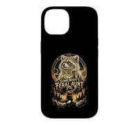 Somebodys Feral Aunt Raccoon Bootleg Howling At The Moon Case for iPhone 14