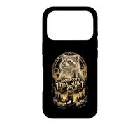 Somebodys Feral Aunt Raccoon Bootleg Howling At The Moon Case for iPhone 17 Pro