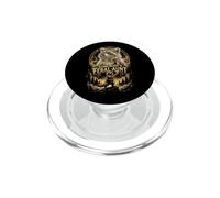 Somebodys Feral Aunt Raccoon Bootleg Howling At The Moon PopSockets PopGrip for MagSafe