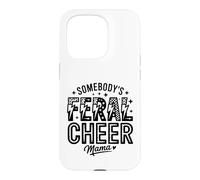 Somebody's Feral Cheer Mama Wild Mom Spirit Case for iPhone 15 Pro