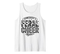 Somebody's Feral Cheer Mama Wild Mom Spirit Tank Top