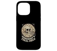 Somebody's Feral Child Retro Skull Rock On Case for iPhone 14 Pro Max