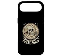 Somebody's Feral Child Retro Skull Rock On Case for iPhone Air