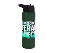 Somebody's Feral Niece Stainless Steel Insulated Water Bottle