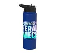 Somebody's Feral Niece Stainless Steel Insulated Water Bottle