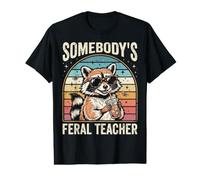 Somebody's Feral Teacher Value Graphic T-Shirt