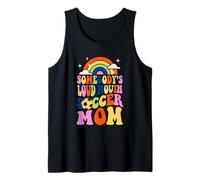 Somebody's Loud Mouth Soccer Mom Bball Quotes Groovy Tank Top