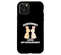 Somebunny Loves App Development Cute Easter Bunny Developer Case for iPhone 11 Pro