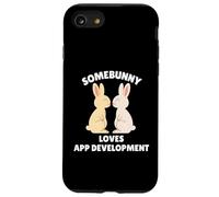 Somebunny Loves App Development Cute Easter Bunny Developer Case for iPhone SE (2020) / 7/8