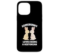 Somebunny Loves Being a Historian Cute Easter Bunny Job Gift Case for iPhone 13 Pro Max